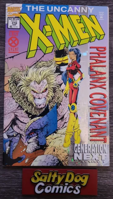 Uncanny X-Men #316 - Newsstand Variant - KEY 1st App Monet St Croix - Foil