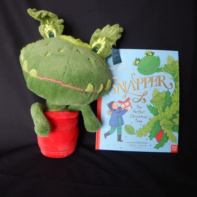 JOHN LEWIS SNAPPER Plush Soft Toy Large Tagged Christmas 2023 & Book NEW £11.50 PicClick UK