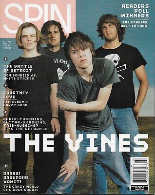 3/2004 SPIN magazine  THE VINES cover  Dave Grohl