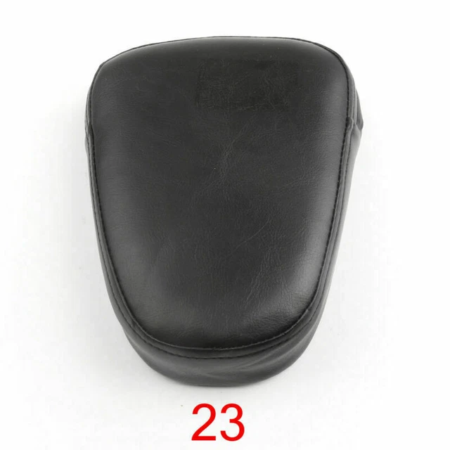 MOTORCYCLE SISSY BAR Backrest Blk Cushion Pad for Touring Choppers