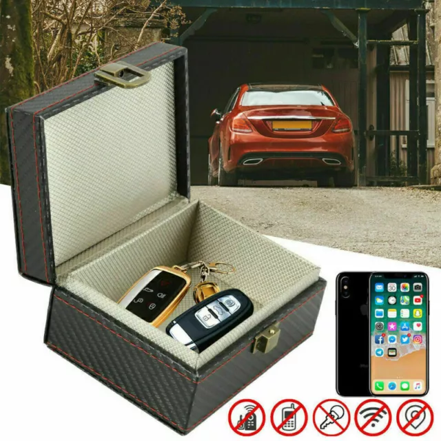 Auto Schlüssel Keyless Go Schutz RFID Funk Schlüssel Blocker Anti-Strahlen Box 2