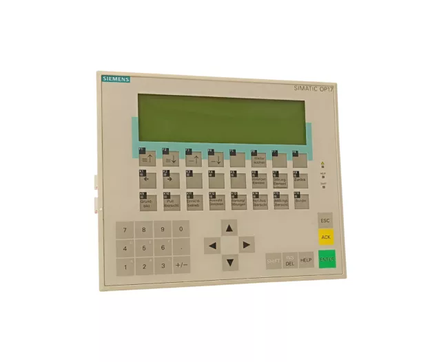 Siemens Simatic Panel Operator OP17-DP12 6AV3617-1JC30-0AX1