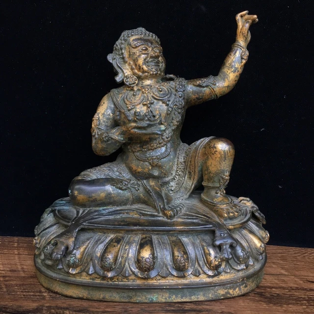 Chinese Exquisite Handmade Buddha Bronze Statue