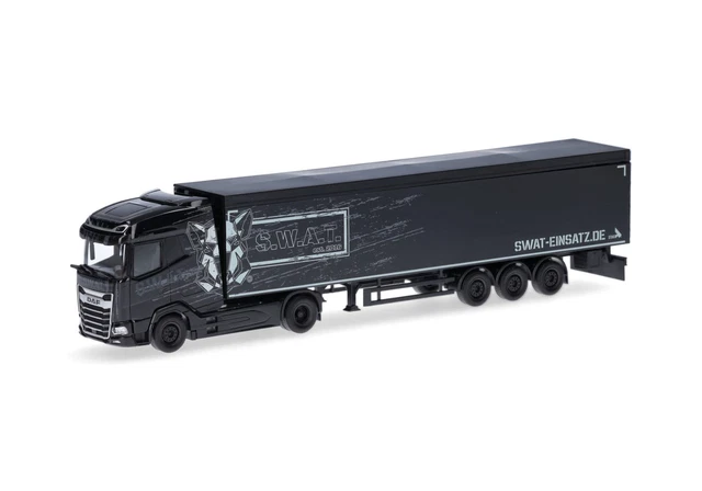 Miniature MAN TGX XLX 4x2 avec semi-remorque 3 Essieux - WAGNER / GODELMANN MY S