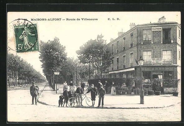 CPA Maison-Alfort, Route de Villeneuve