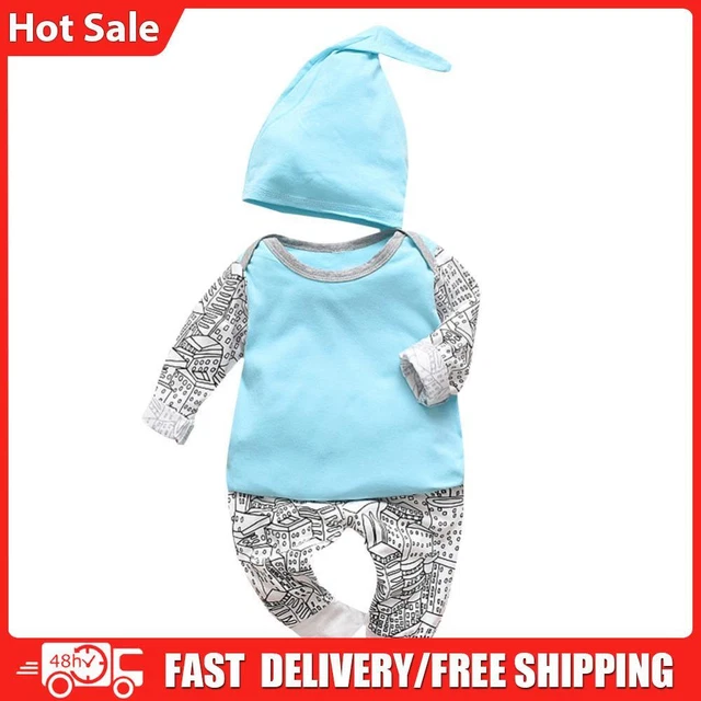 Set vestiti moda bambina top ragazzi + pantaloni floreali + tuta cappello tinta unita