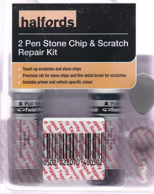 FORD DARK TRUE Blue HALFORDS 2 Pen Stone Chip Scratch Repair Kit £2.