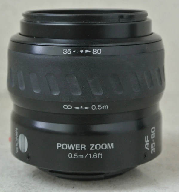 Objectif Zoom Minolta AF 28-80mm F/4-5,6 Macro – Monture Sony Alpha, Occasion En état Fonctionnel, Parfait Pour Débutants
