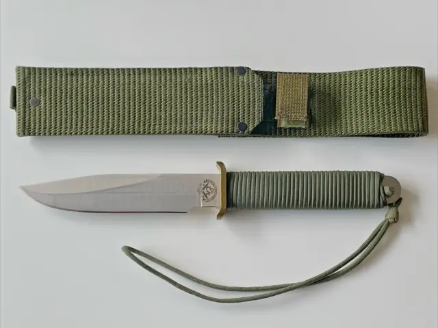 Blackjack Ek Commando Model 5 Bowie Fixed Blade Knife Effingham USA 1993