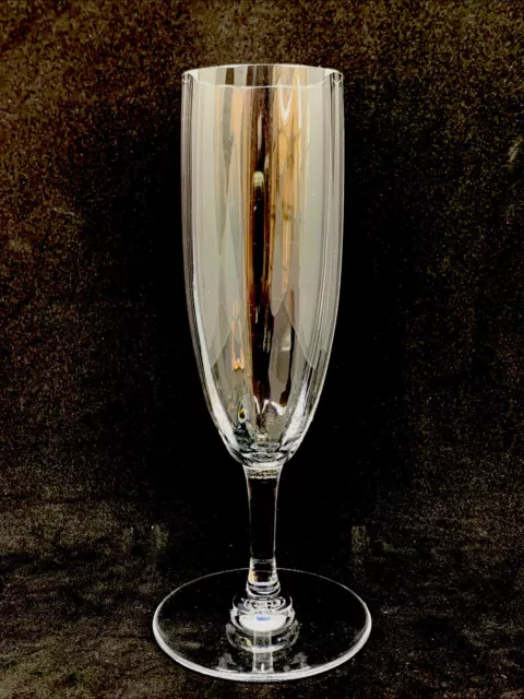 Baccarat Crystal Montaigne (optic) Champagne Flute 6 7/8"