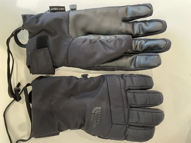 North Face Unisex Ski Gloves Size S/M Mens Black 3