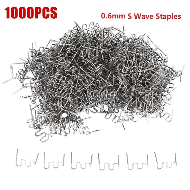 1000 piezas 0 6 mm S abrazaderas de eje para coche carrocería plástico juego