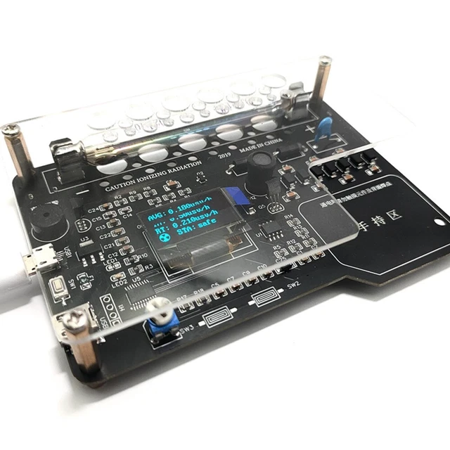 Fai da Te Geiger Contatore Set Modulo Nucleare Radiazione Rilevatore Con / Oled