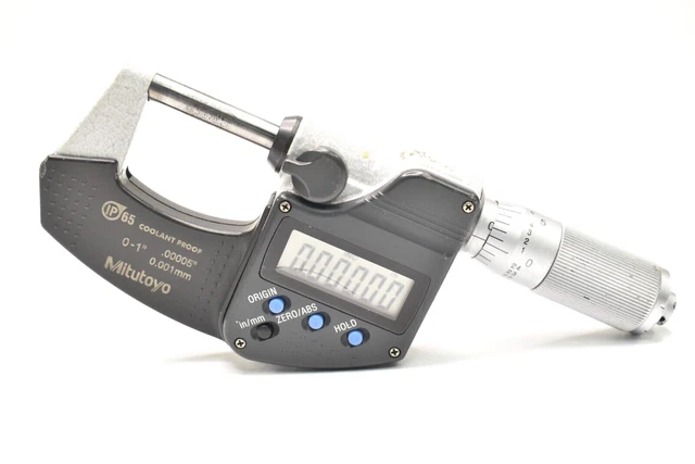 Mitutoyo 293-832-30 Digital Micrometer 0-25mm (0-1") - DML