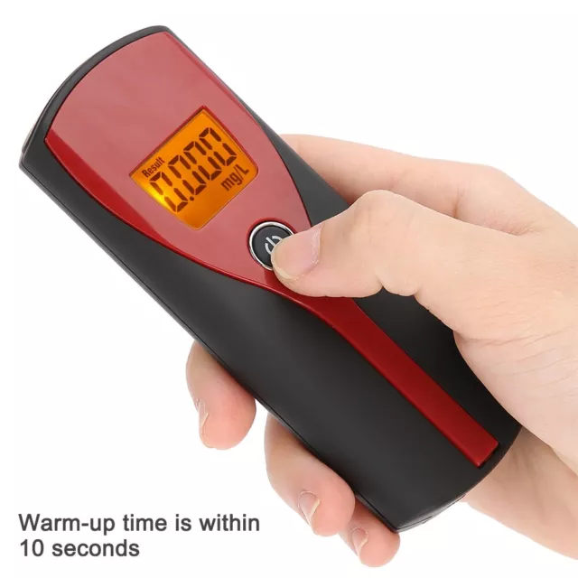 Portable High Accuracy LCD Display Portable Alcohol Breath Tester Detector