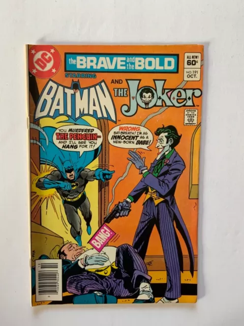 Brave and the Bold #191 Joker Penguin NEWSSTAND - I COMBINE SHIPPING
