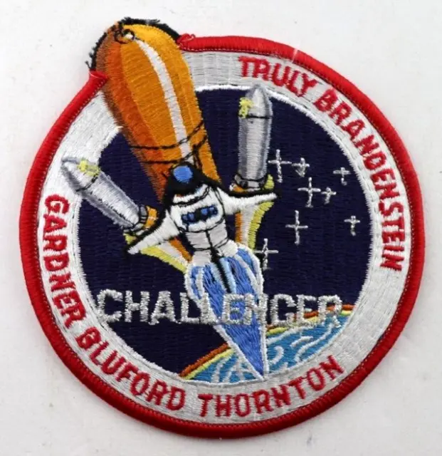 Vintage NASA STS-8 Space Shuttle Challenger 4" In Diameter Patch
