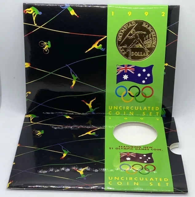 Australia 1992  Barcelona Olympics Games Mint Set Coins