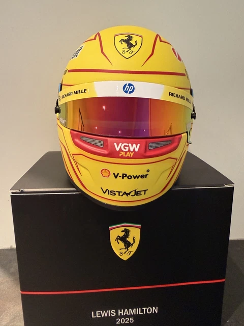 ベル ミニヘルメット 1/2 F1 フェラーリ ルイス・ハミルトン 2025