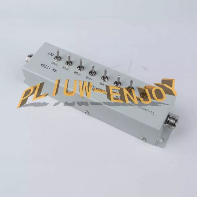 ONE NEW 0 - 82DB VARIABLE/ STEP ATTENUATOR 50 OHM for Ham Radio Transmitter