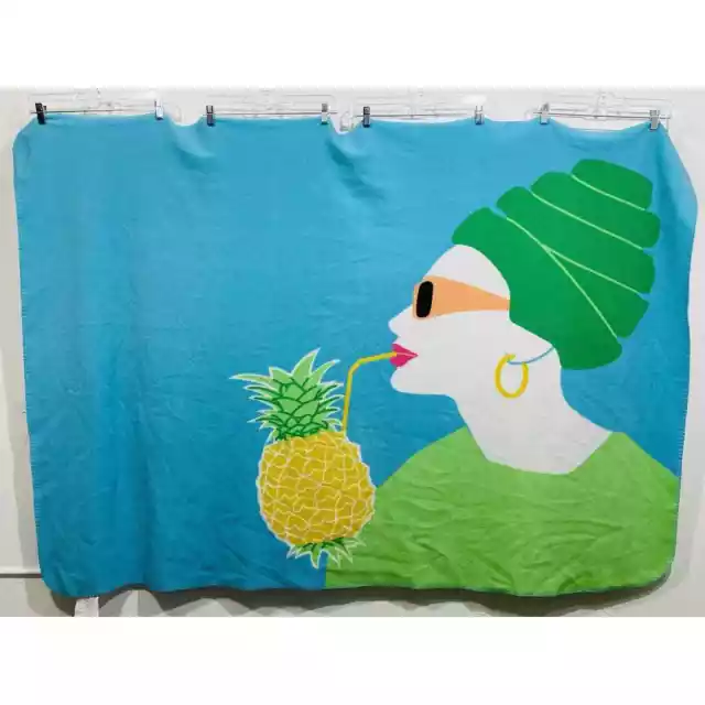 IKEA Springkorn Blanket Maria Vinka Woman Drink Pineapple Sunglasses Towel Turbi