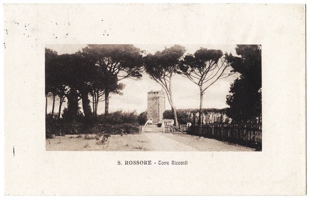 Toscana - Pisa - San Rossore - Torre Riccardi - F.p. Viaggiata - 1909
