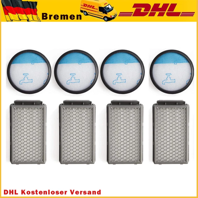 HEPA-Filter-Set Für Rowenta RO3731EA, RO3753EA, RO3786EA, Moulinex