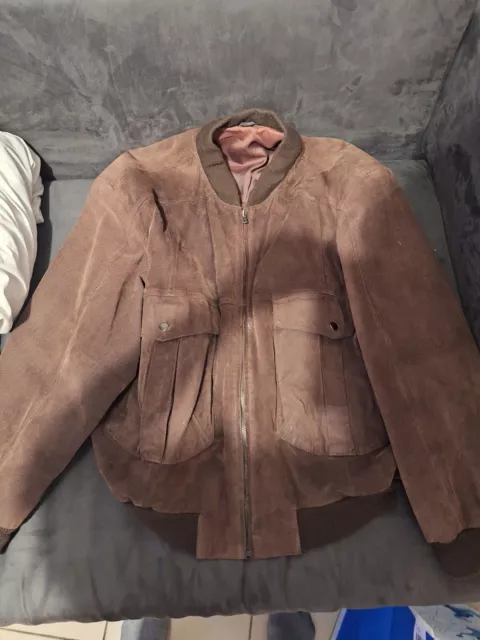 veste manteau homme Taille XL En Croute De Porc