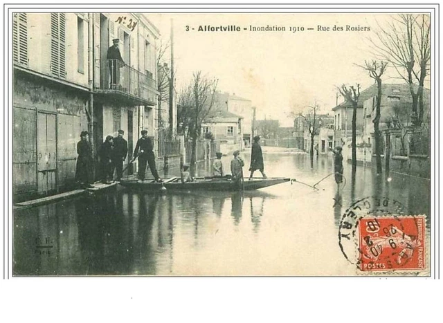 94.Alfortville.inondation 1910.Rue Des Rosiers