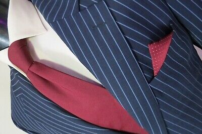 Recent Jack Victor "COLLECTION" ESTRATO side vented flat front suit 42 R