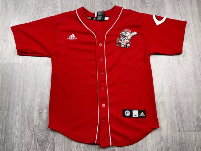 Youths Cincinnati Reds Baseball Jersey by Adidas PHILLIPS #4 Size M 10-12