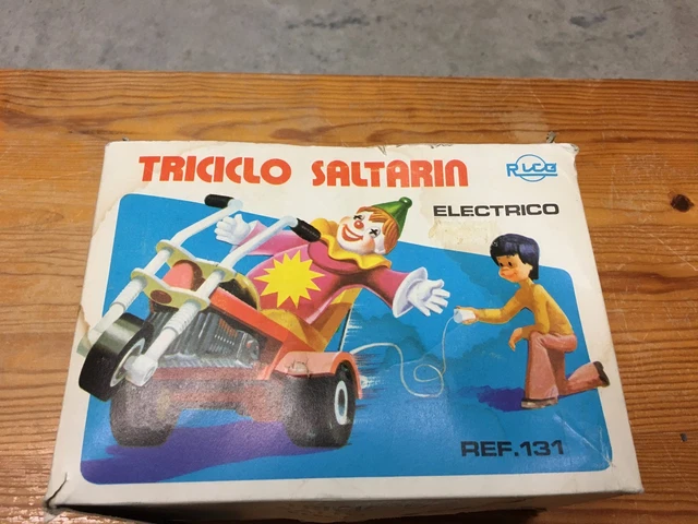 antiguo juguete de rico triciclo saltarin de ri - Compra venta en