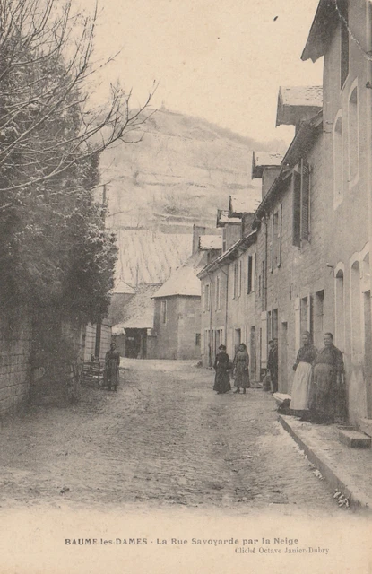 25 Cpa Balume Les Ladies La Rue Savoyarde By The Snow