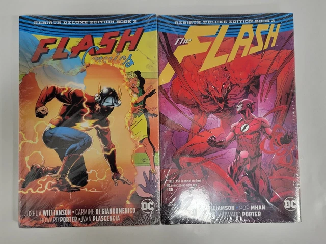 The Flash - REBIRTH DELUXE EDITIONS VOL. 2 & 3 - SEALED NEW - HC -Graphic Novels