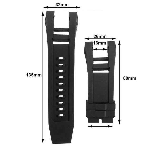 RUBBER WATCH BAND STRAP FOR INVICTA SUBAQUA NOMA IV DIVER 11345 16144 16146 Gift