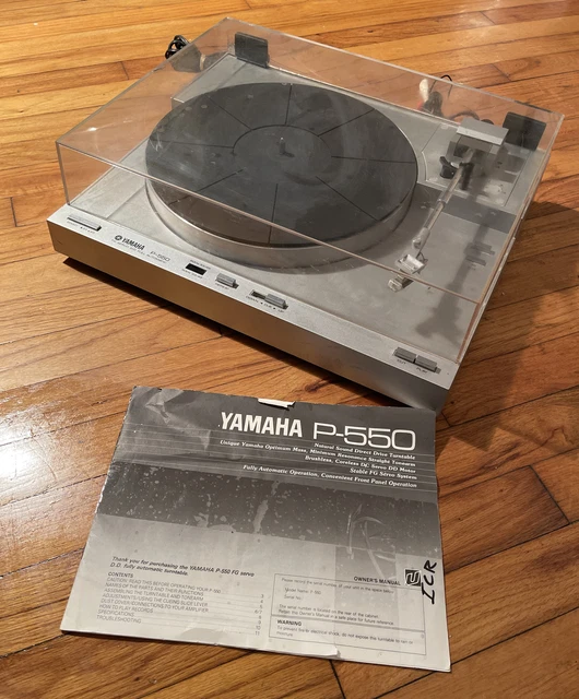 Vintage Yamaha P-550 Fully-Automatic Direct Drive Turntable ADS II Cartridge Vintage Yamaha P-550 Fully-Automatic Direct Drive Turntable ADS II Cartridge