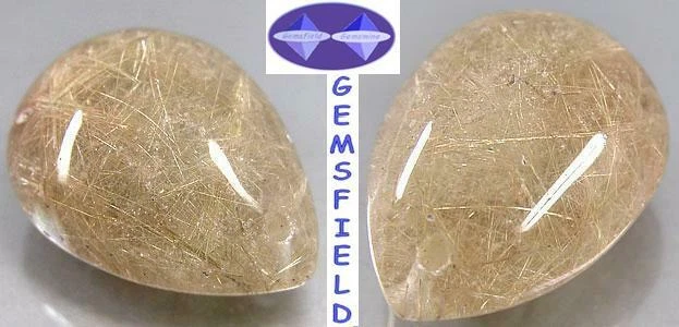 IF - 20.37cts !!! QUARTZ RUTILE DORÉ du BRÉSIL 100% NATUREL !!! poli AAA++ !!!