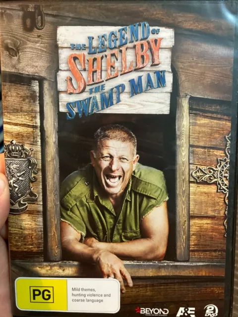 The Legend Of Shelby The Swamp Man region 4 DVD (2 discs) reality doco tv series