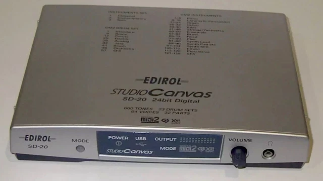 Roland SD-90 スタジオキャンバス EDIROL（Got this thing from