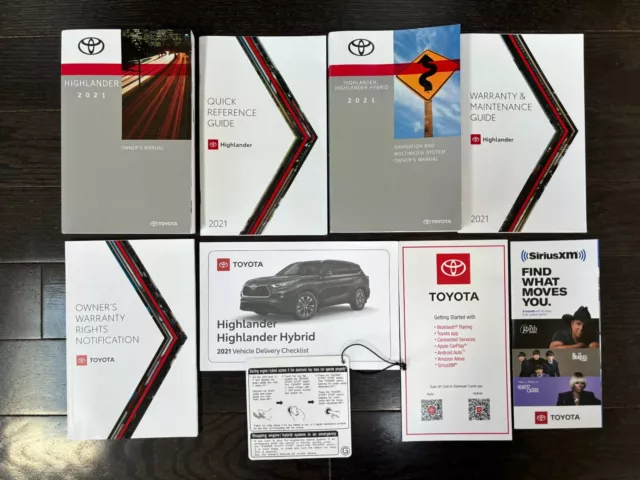 2021 Toyota Highlander Owners Manual