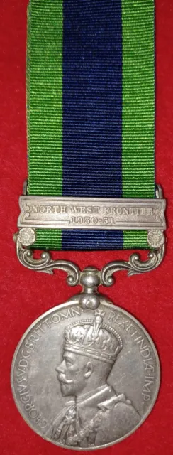 India Service Medal 1908 'North West Frontier 1930-31' to a Vulcanist