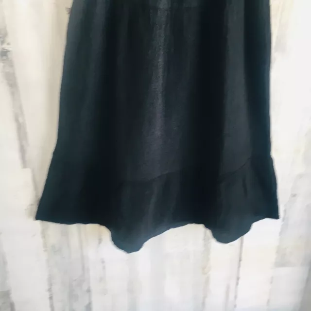 NWT bobi Los Angeles Crinkle Gauze Tank Dress Black REVOLVE Swing Trapeze XS 3