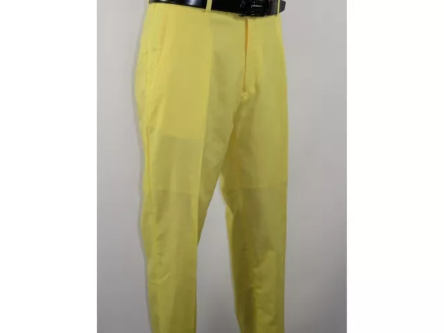 MEN STACY ADAMS Linen 2pc Walking Leisure Suit Shirt pant set 3510 ...