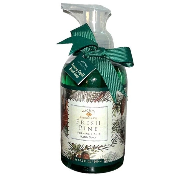 Michel for Body & Soul Fresh Pine Foaming Liquid Hand Soap 16.9 Fl Oz With Pump