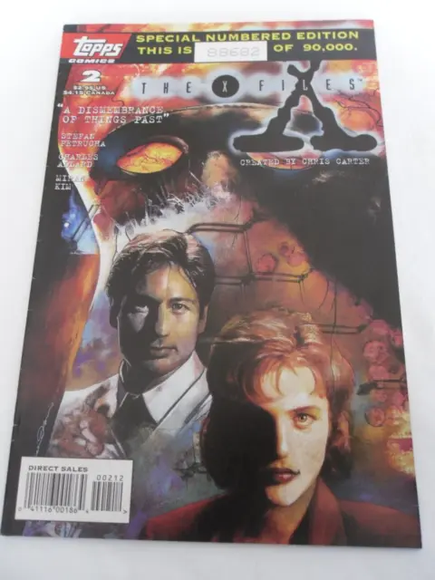 The X Files Comic Book Issue 2 Topps Comics 1995