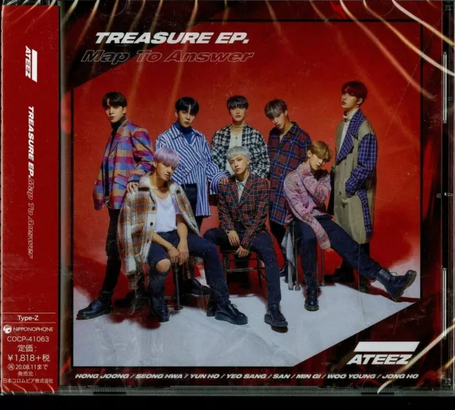 Ateez-Treasure Ep. Map To Answer Type Z-Japan Cd