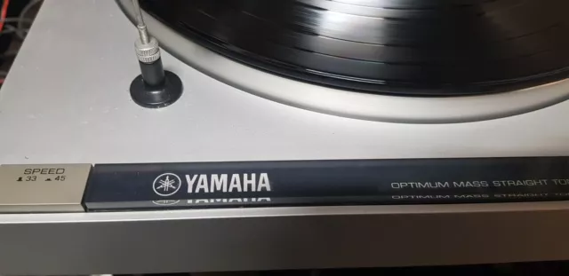 Yamaha P-200 silber Plattenspieler record player électrophone giradischi 3