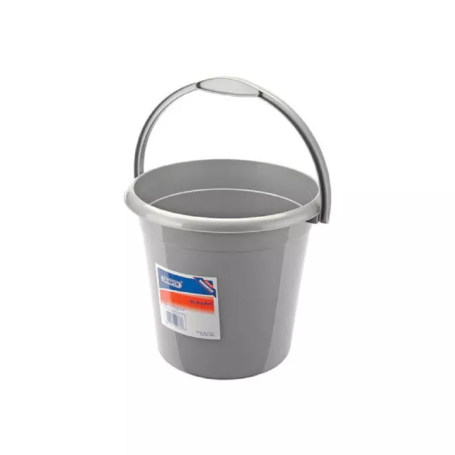 Draper 1x 9l Plastic Bucket Garage Professional Standard Tool 24777