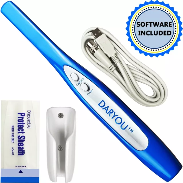 DARYOU DY-50 Intraoral Dental Camera, Button Works/W ExaminePro, Digora and More