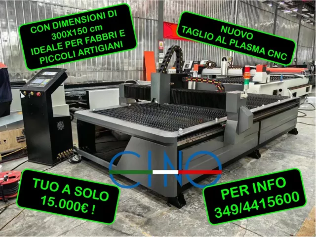 Taglio Plasma Cnc 300x150cm